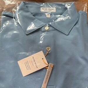 Peter Millar Jubilee Stripe Performance Polo NWT